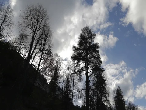 Lourdes sky Stock Footage 75262896