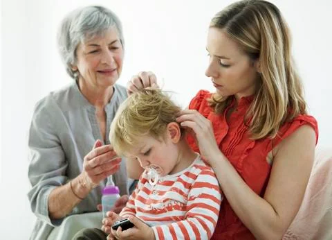 Louse child Stock Photos