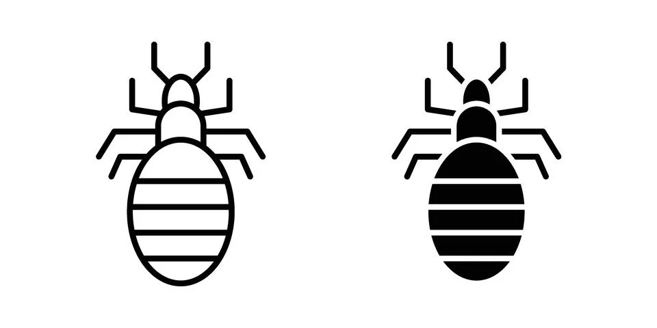 Louse icon vector design. EPS10 Illustrazione stock