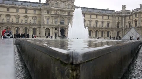 Louvre 19. Stock Footage 911622