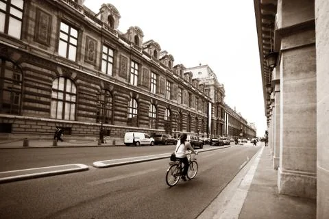 Louvre building Stock Photos