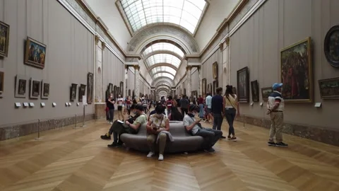 LOUVRE Stock Footage 162021522