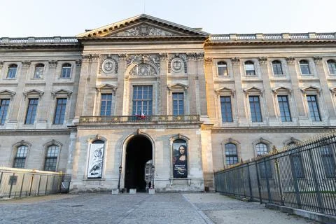 The Louvre Museum Foto stock