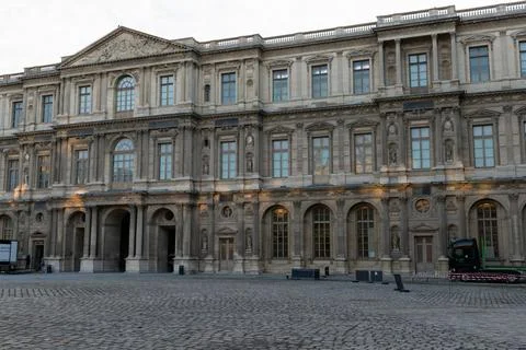 The Louvre Museum Foto stock