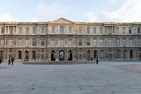 The Louvre Museum Stock Photos