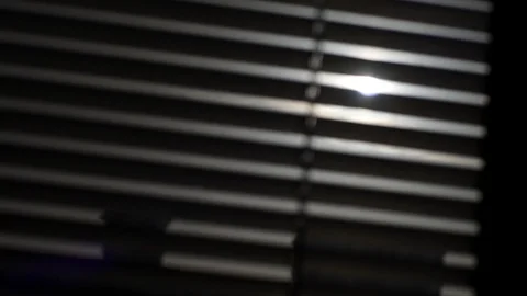 Louvre is open slowly, sun is coming through (with slider) Stock Footage 109896889