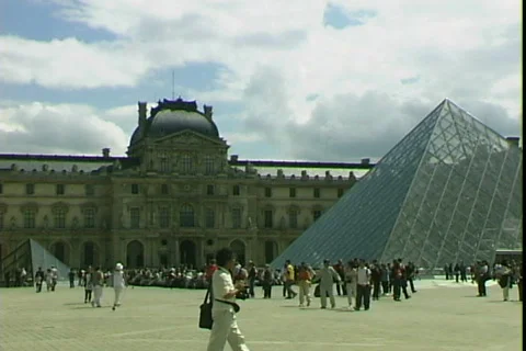 Louvre-pans Video stock 818712