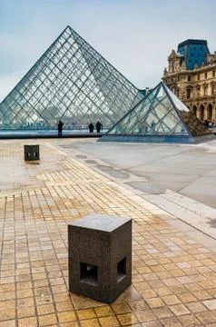 The Louvre, Paris Stock Photos