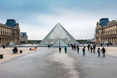 The Louvre, Paris Stock Photos