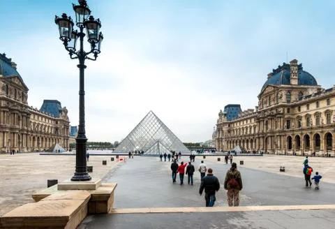 The Louvre, Paris Stock Photos