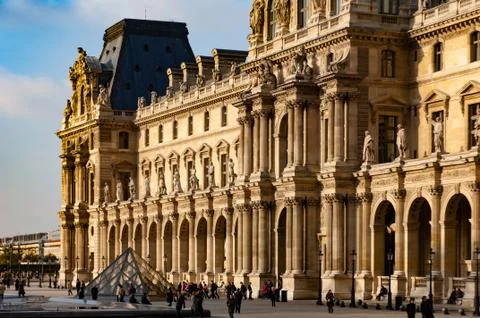THe Louvre, Paris Stock Photos