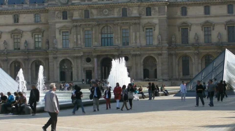 Louvre2 库存影片 523199
