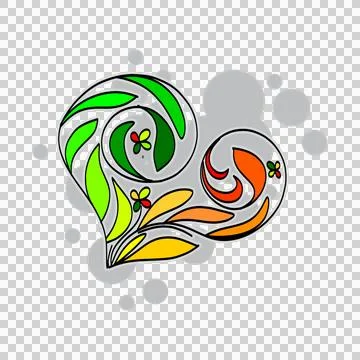 LOVE 6 库存插图
