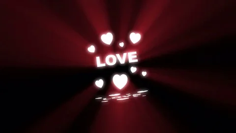 Love Abstract Background. Creative 3d lo... | Stock Video | Pond5