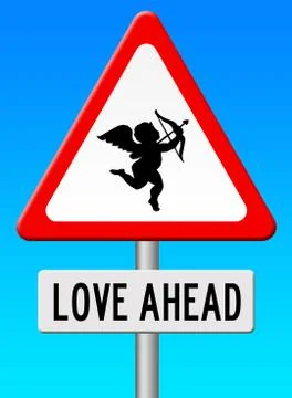 Love ahead Stock Illustration