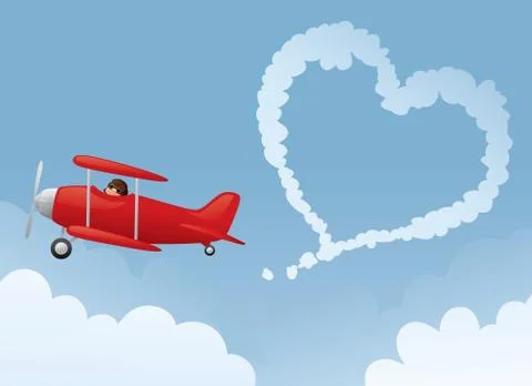 Love in the air Stock Illustration