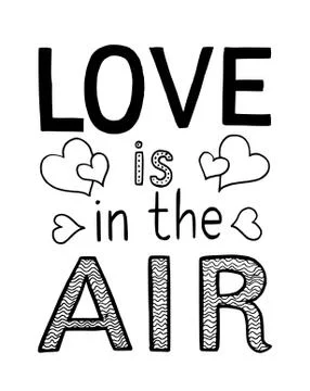 Love is in the Air Illustrazione stock