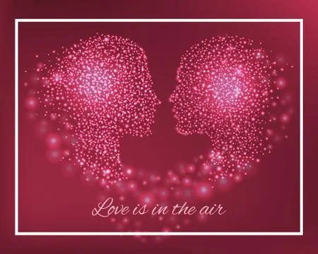 Love is in the air Stock Illustration