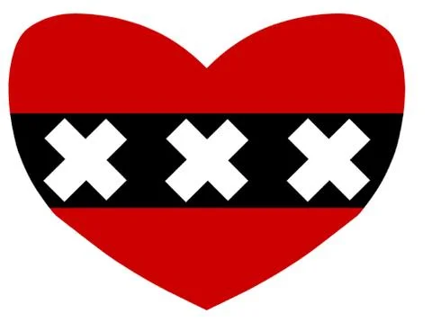Love Amsterdam Stock Illustration