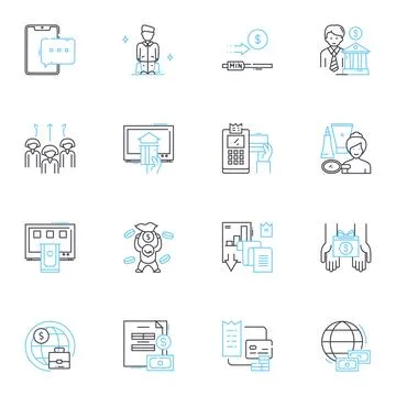Love and affection linear icons set. Romance, Attachment, Devotion, Fondness Ilustración de archivo