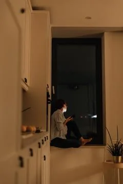 Love and Connection by the Window Stock Photos