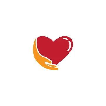 Love and hand Stock-Illustration