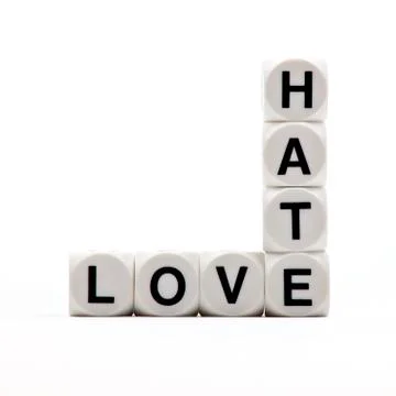 Love and Hate Stock Photos