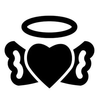 Love Angel Vector Stock Illustration