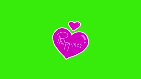Love animation on chroma key background Stock Footage 329031248