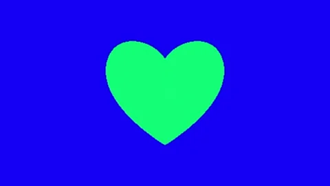 Love animation on chroma key background Vídeo Stock 329140128