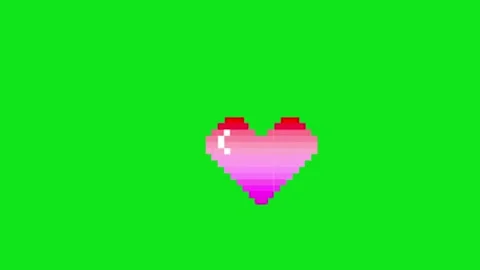 Love animation on chroma key background Vídeos de archivo 329201322