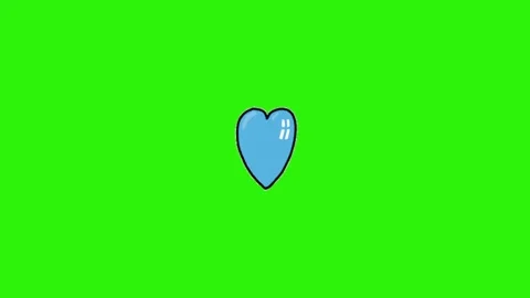 Love animation on chroma key background Vídeos de archivo 329331488