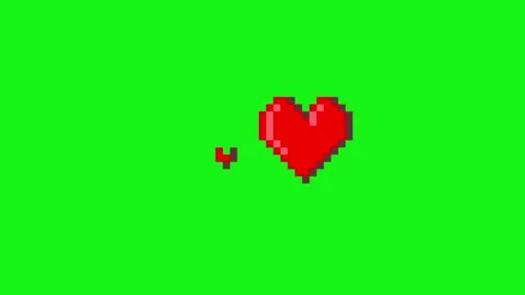 Love animation on chroma key background 動画素材 329331547