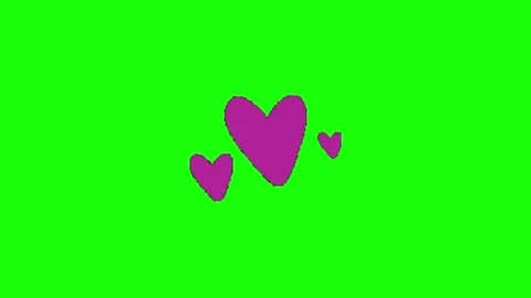 Love animation on chroma key background Vidéo 329331868