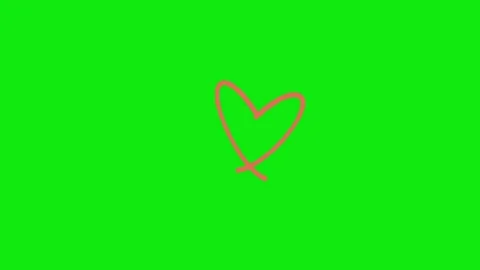Love animation on chroma key background Vidéo 329331874