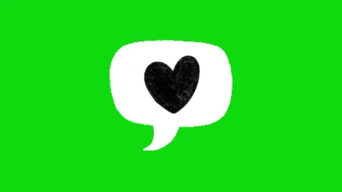 Love animation on chroma key background Vidéo 329398418