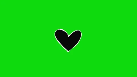 Love animation on chroma key background Vidéo 329398426