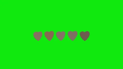 Love animation on chroma key background Vídeo Stock 329398464