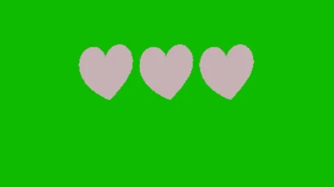 Love animation on chroma key background Vidéo 329398893