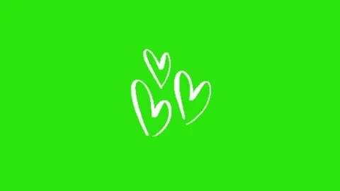 Love animation on chroma key background 库存影片 332751398