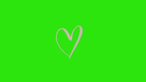 Love animation on chroma key background Stock Footage 332751670