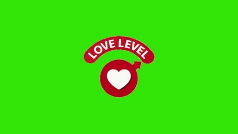 Love animation on chroma key background 库存影片 334046251