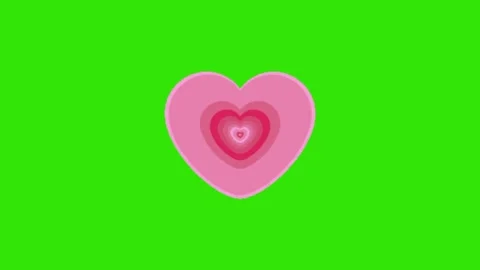 Love animation on chroma key background 库存影片 334046312