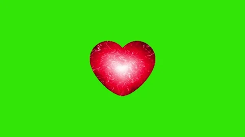 Love animation on chroma key background 库存影片 334046321