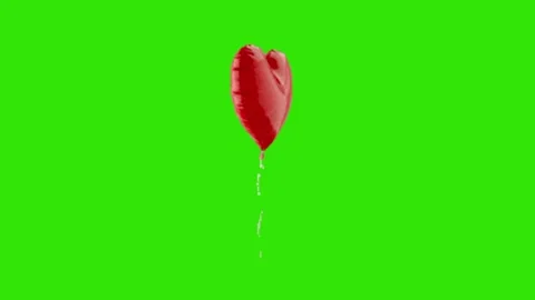 Love animation on chroma key background 库存影片 334046330