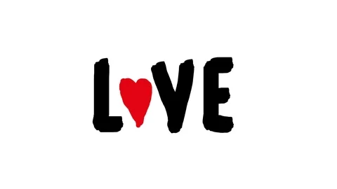 Love Animation. Stock Footage 116111070