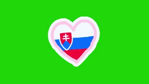 Love animation on green screen background 動画素材 328228972