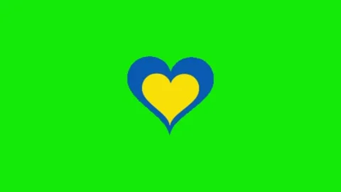 Love animation on green screen background 動画素材 328229117