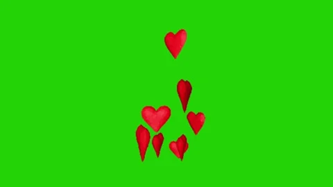 Love animation on green screen background Vídeos de archivo 331500890