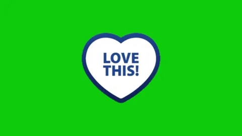 Love animation on green screen background 库存影片 331937091